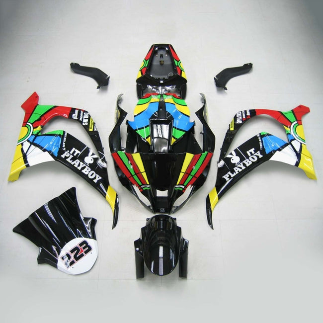 2011-2015 Kawasaki ZX10R Amotopart Injection Fairing Kit Bodywork Plastic ABS #117