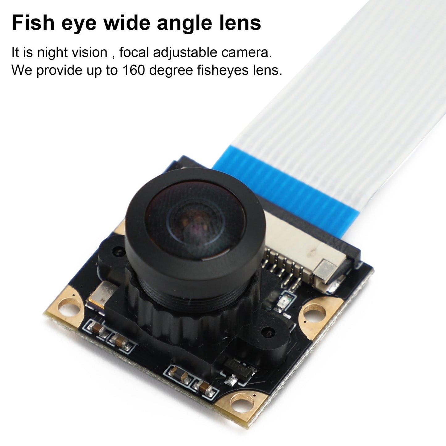 Camera 130 Degree 5Mp Infrared Light Camera Night View For Raspberry Pi 4B/3B