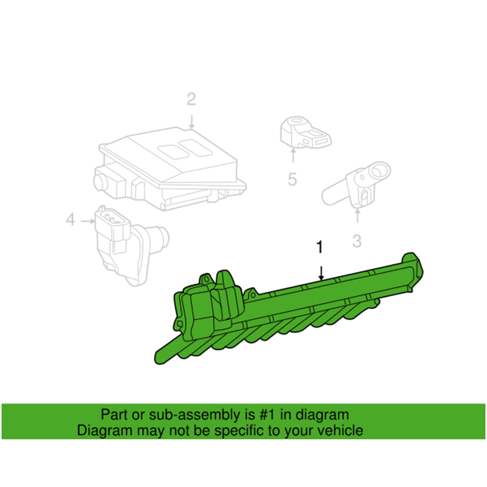 2006-2013 Mercedes-Benz S65 AMG 220.179 Right Coil Pack Spark Plug Connectors Ignition A2751500480