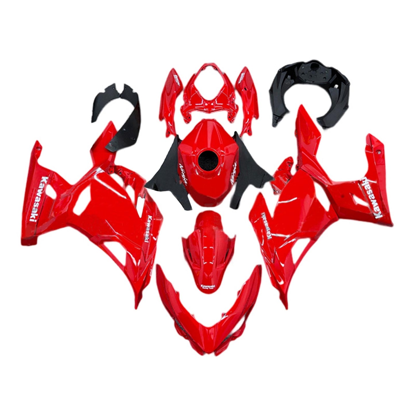 2018-2023=4 Kawasaki EX400 Ninja400 Fairing Kit Bodywork Plastic ABS