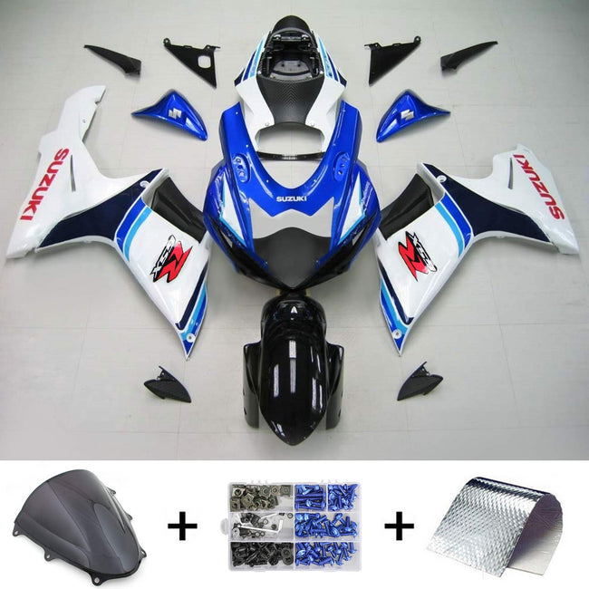 2011-2024 Suzuki GSXR 600/750 K11 Amotopart Injection Fairing Kit Bodywork Plastic ABS #101