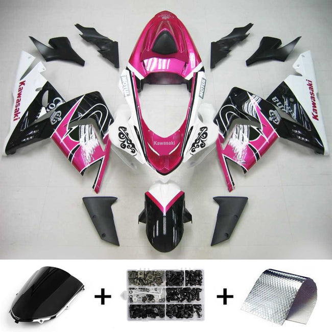 2004-2005 Kawasaki ZX10R Amotopart Injection Fairing Kit Bodywork Plastic ABS #107