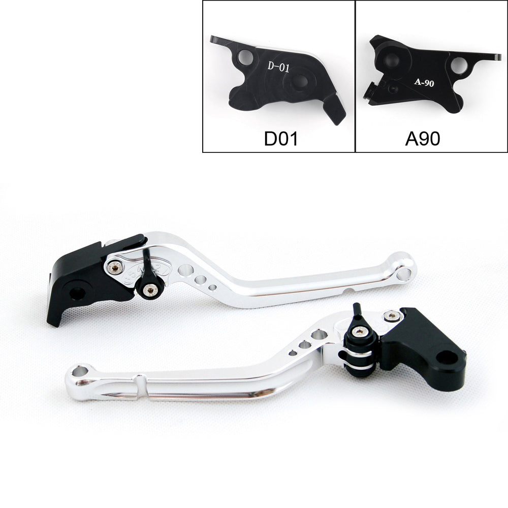 Long Brake Clutch Levers For KTM 1190 Adventure/R 2013-2016 2015 Black