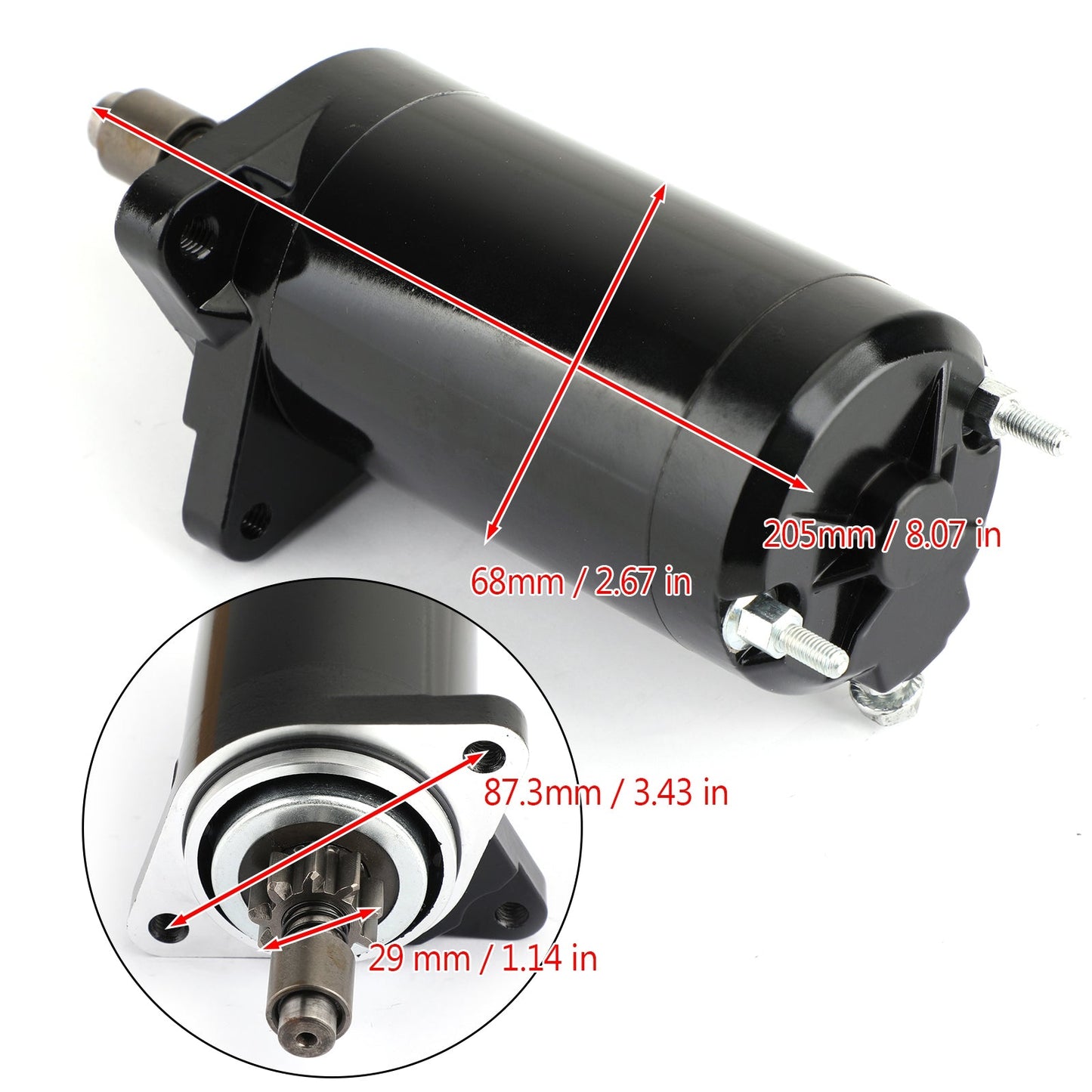Starter for Seadoo 800 GTX GSX XP SPX 95-02 782cc 278001301 278000576 278001038