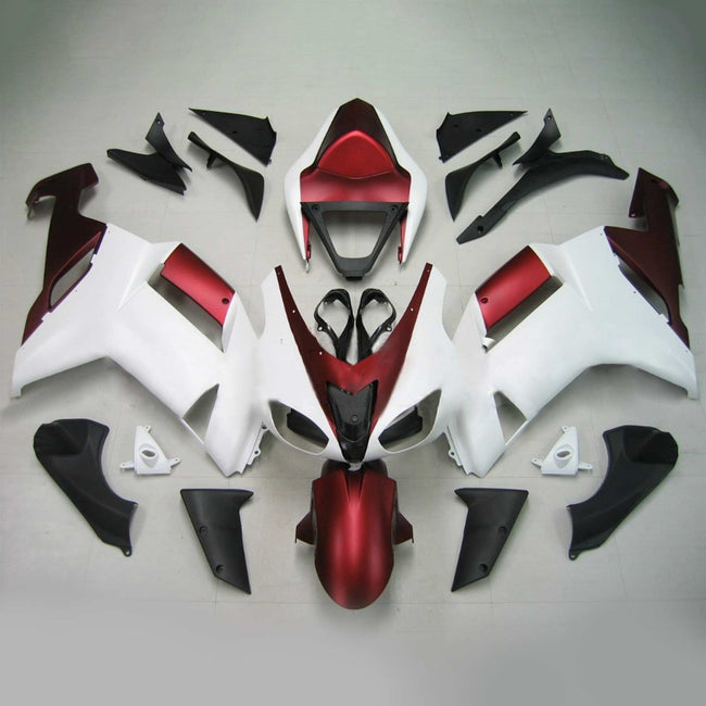 2007-2008 Kawasaki ZX6R 636 Amotopart Injection Fairing Kit Bodywork Plastic ABS #133