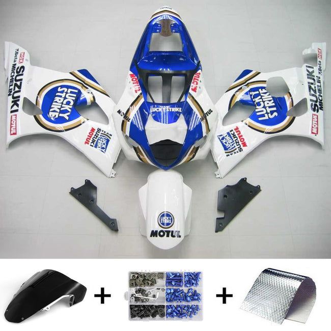 2003-2004 Suzuki GSXR1000 K3 Amotopart Injection Fairing Kit Bodywork Plastic ABS #111