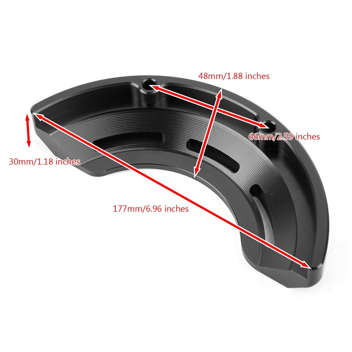 Black Left Engine Protector Stator Frame Sliders for Honda Rebel 300 500 17-19