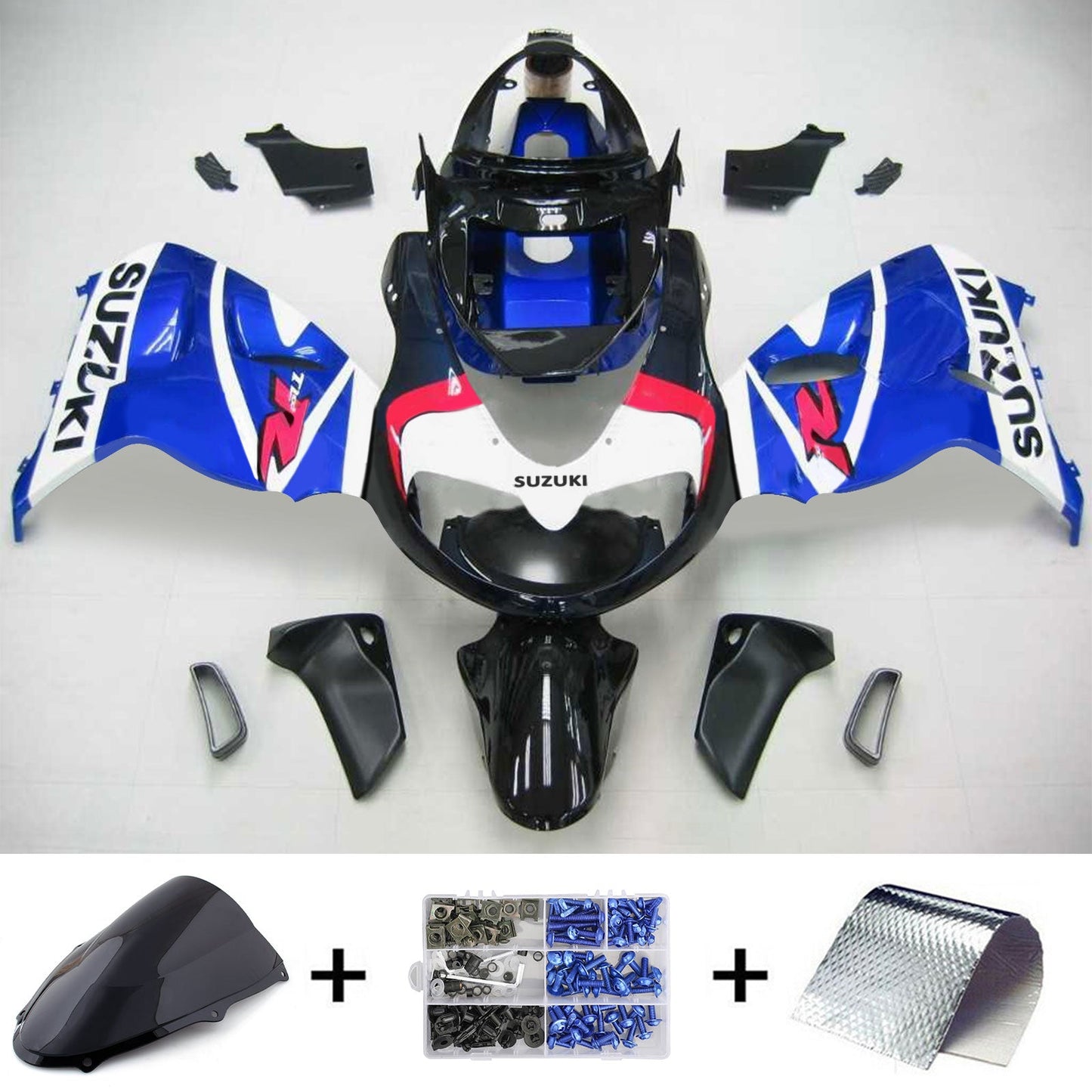 1998-2003 Suzuki TL1000R Amotopart Injection Fairing Kit Bodywork Plastic ABS #102