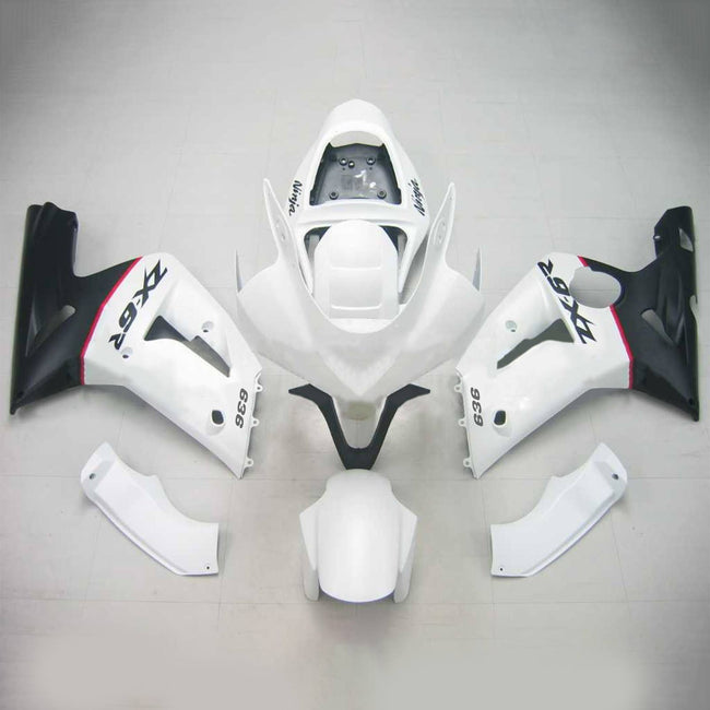 2003-2004 Kawasaki ZX6R 636 Amotopart Injection Fairing Kit Bodywork Plastic ABS #109