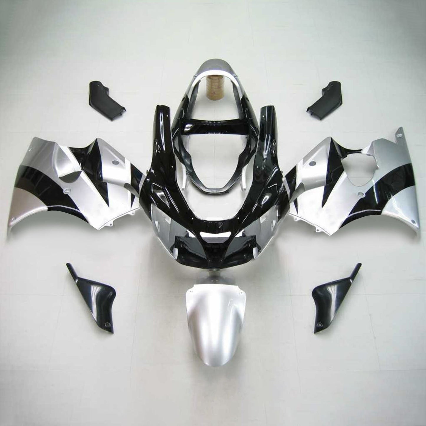 00-02 Kawasaki ZX6R 636 05-08 Kawasaki ZZR600 Amotopart Injection Fairing Kit Bodywork Plastic ABS #109