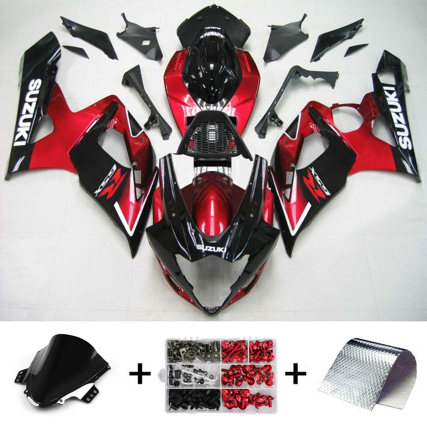 2005-2006 Suzuki GSXR1000 K5 Amotopart Injection Fairing Kit Bodywork Plastic ABS #151