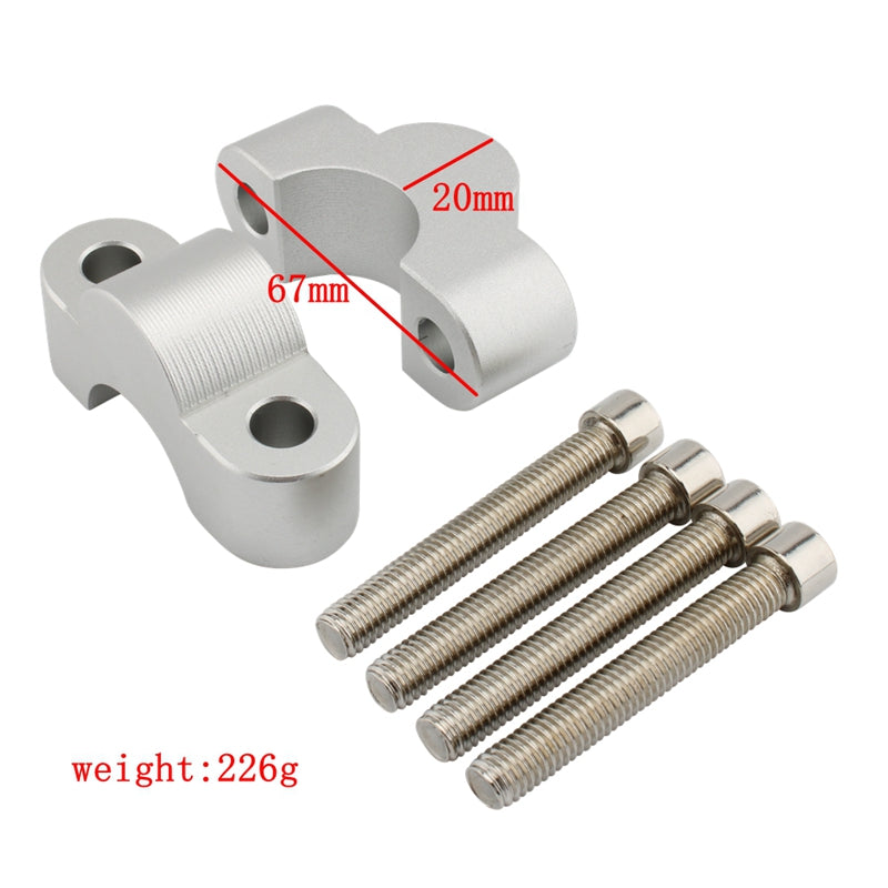 2020 2021 BMW S1000XR S 1000 XR CNC Handle Bar Clamp Riser 20mm rise