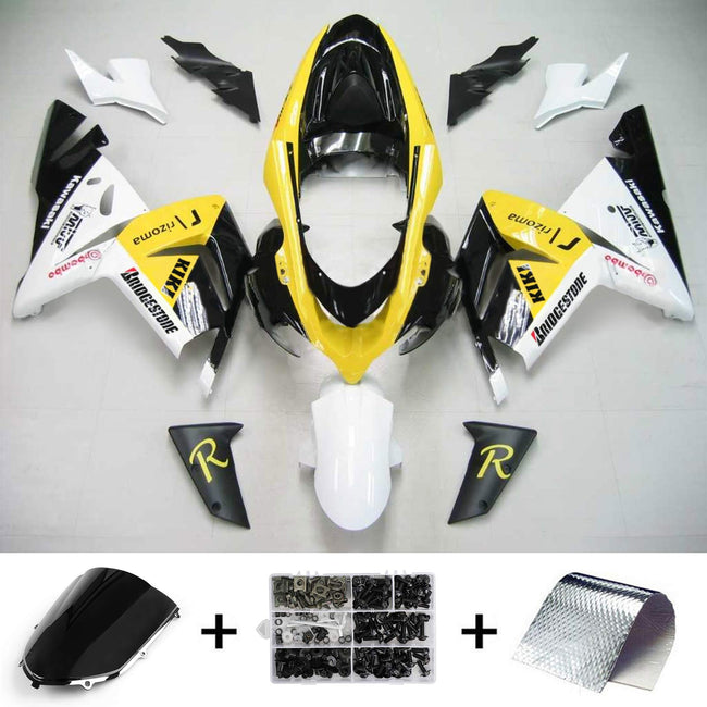 2004-2005 Kawasaki ZX10R Amotopart Injection Fairing Kit Bodywork Plastic ABS #118