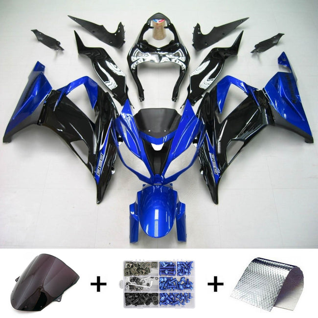 2013-2018 Kawasaki ZX6R 636 Amotopart Injection Fairing Kit Bodywork Plastic ABS #108