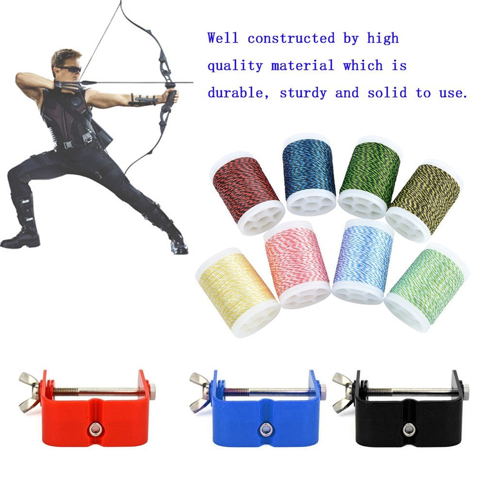 Archery Bowstring Serving Thread Cord Line Bow String Server Jig Tool