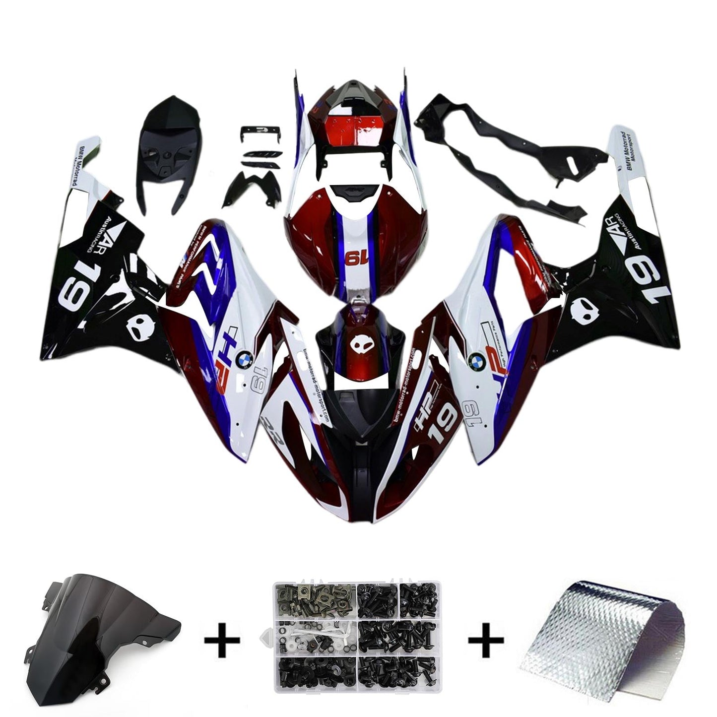 2017-2018 BMW S1000RR Fairing Kit Bodywork Plastic ABS