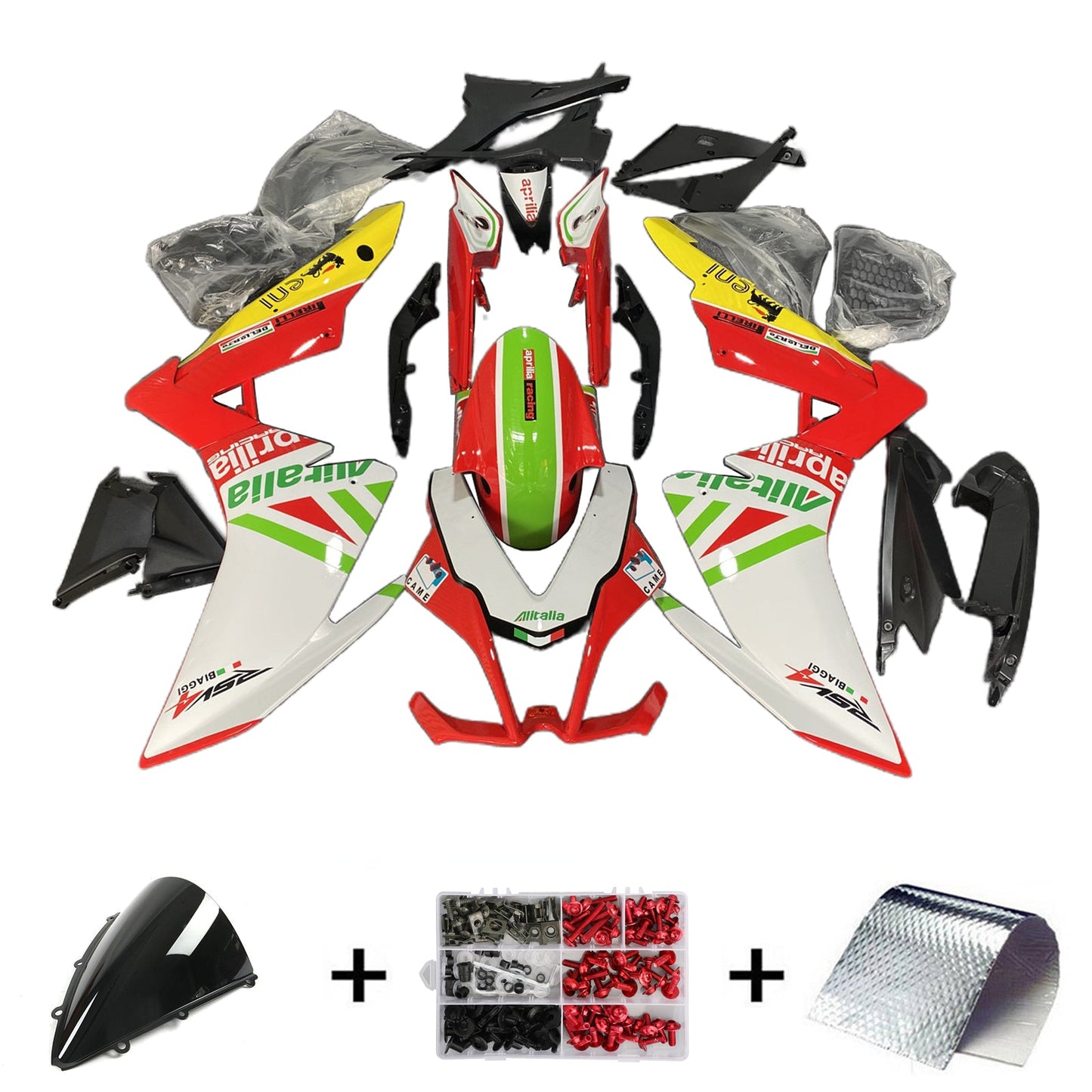 2009-2015 Aprilia RSV4 1000 Fairing Kit Bodywork Plastic ABS