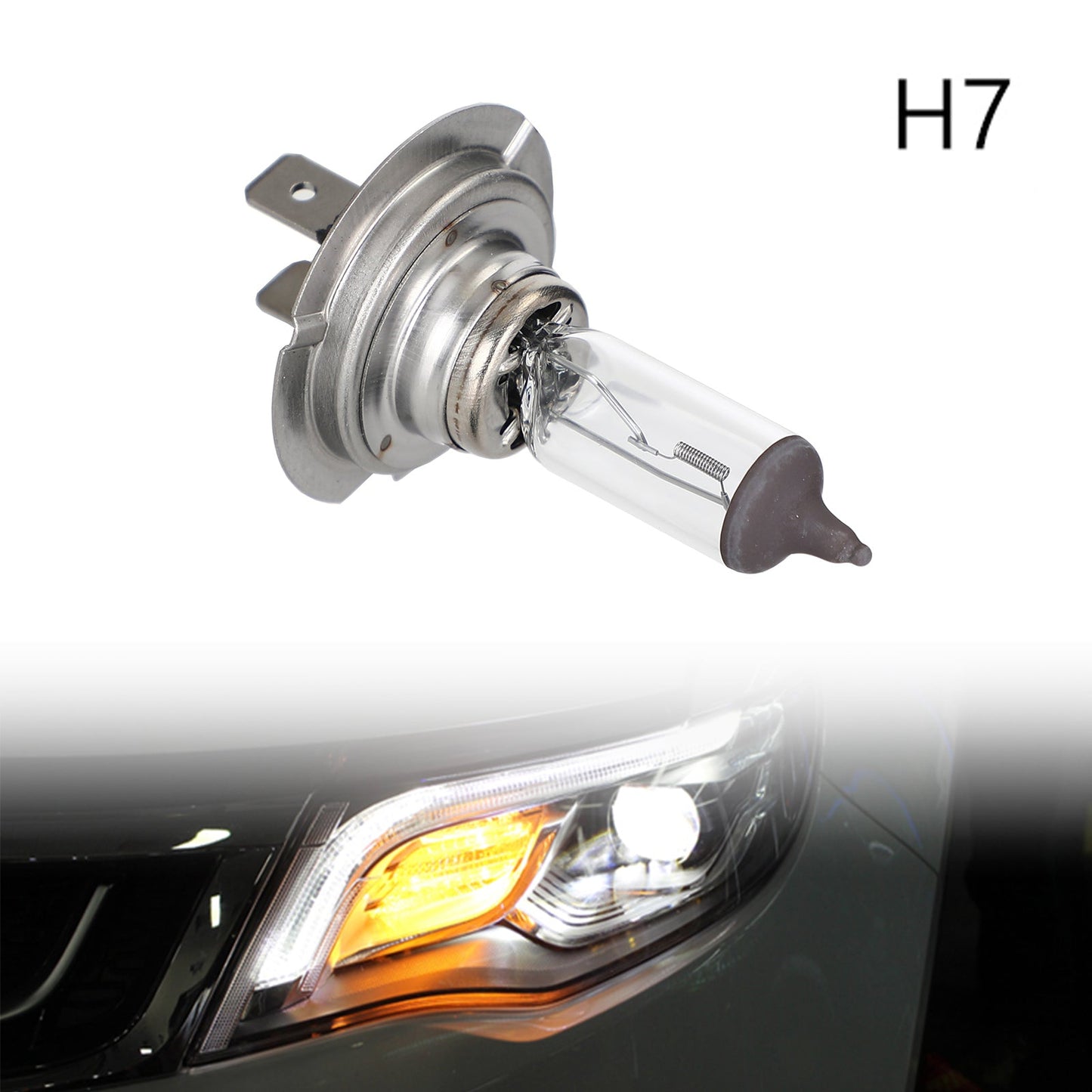 For Vosla H7 Bulb 12V 80W Light Auxiliary Lamp 28358 PX26d