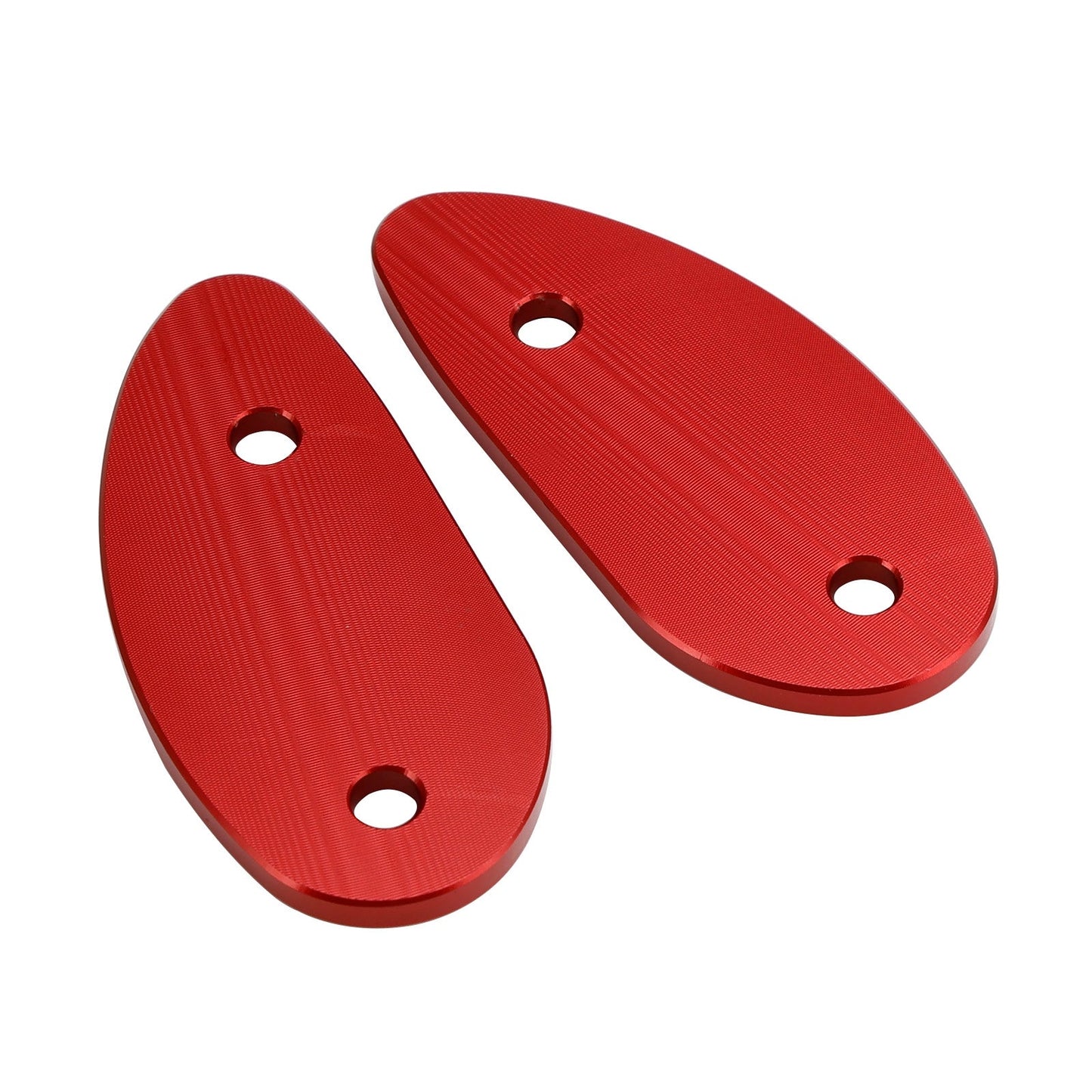 Red mirror delete blanking block off plates fits Honda CBR1000RR 2008-2023