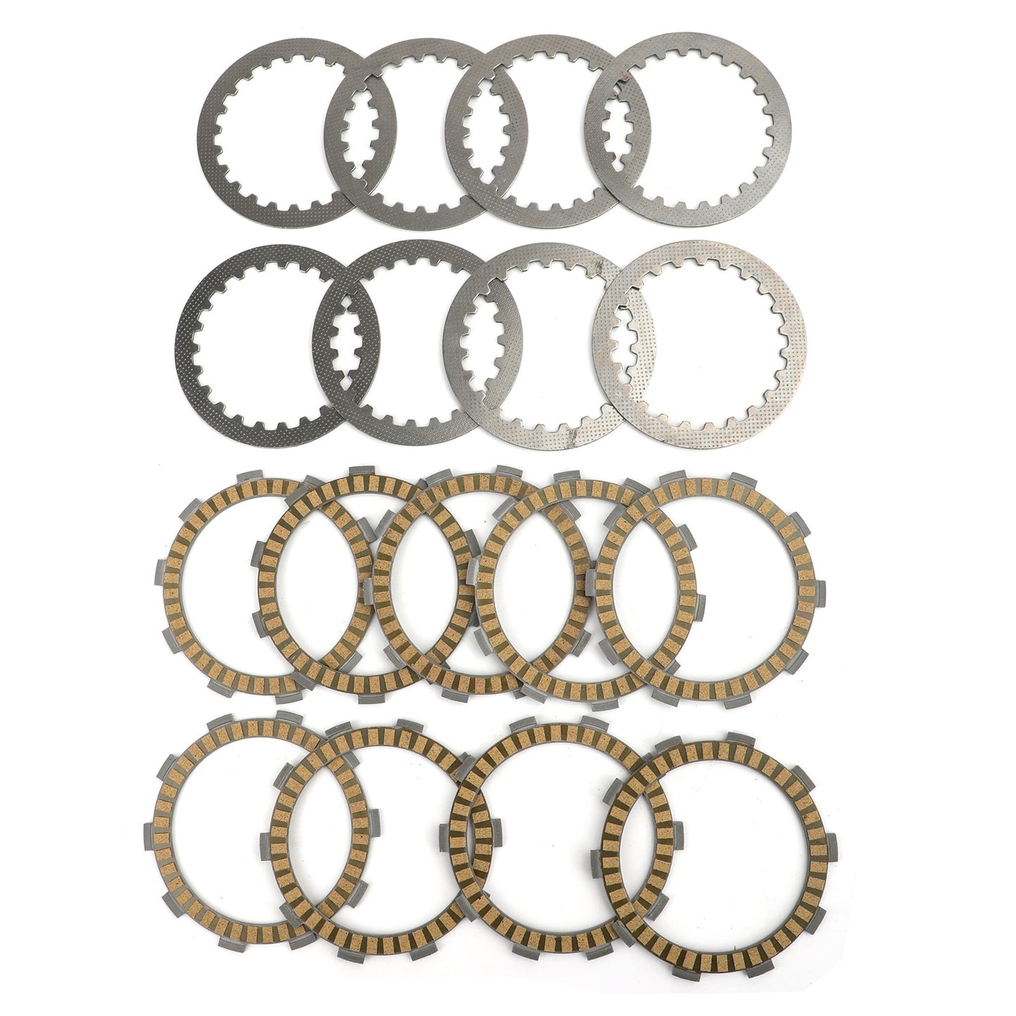 Clutch Plate Kit - Friction & Steel Plates For Yamaha FZR400RR FZR400RR-SP 1992 1994 FZR500 FZR500 Genesis 1989-1993 FZR600 Genesis 1989-1999