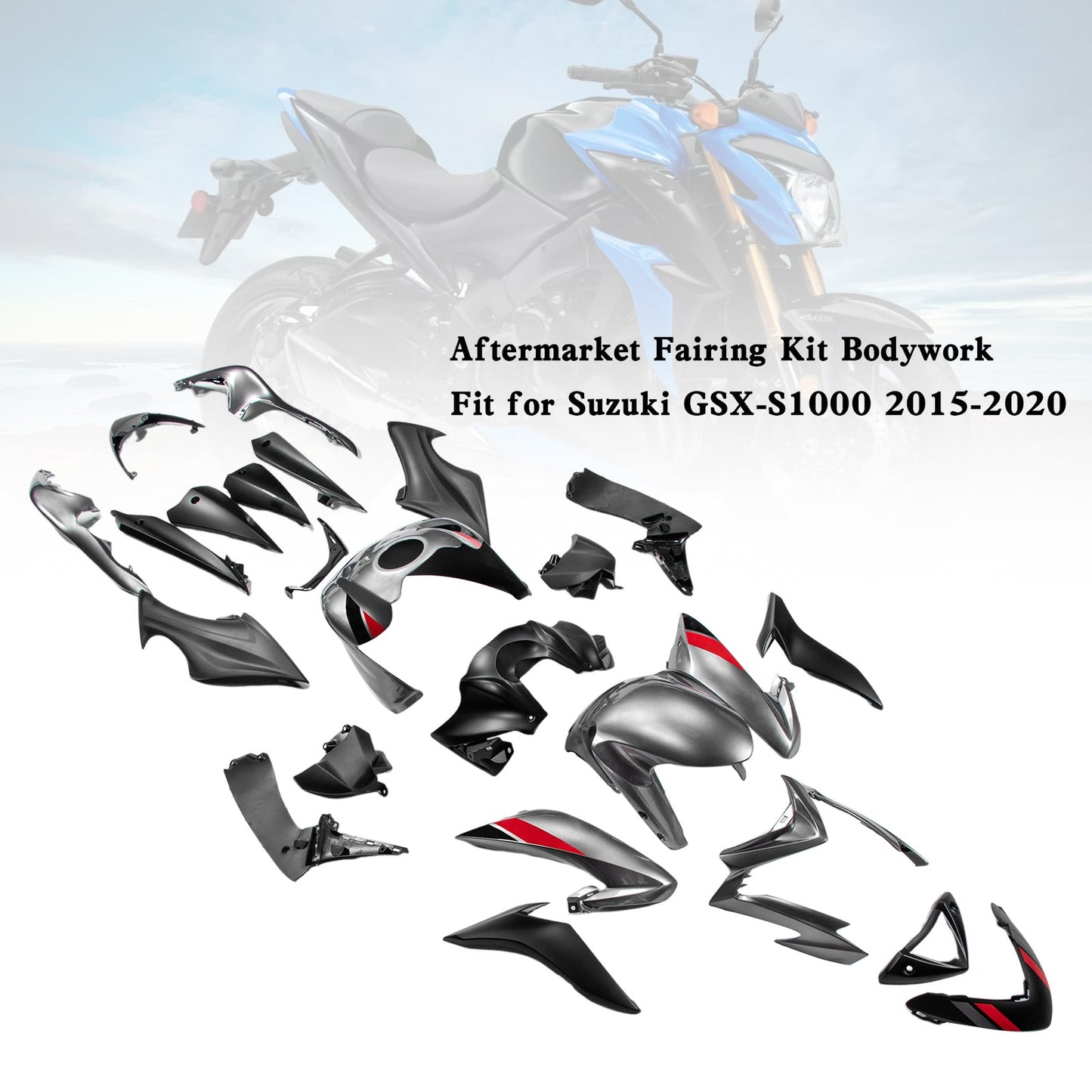 2015-2020 Suzuki GSX-S 1000 Plastic Bodywork Fairing Kit