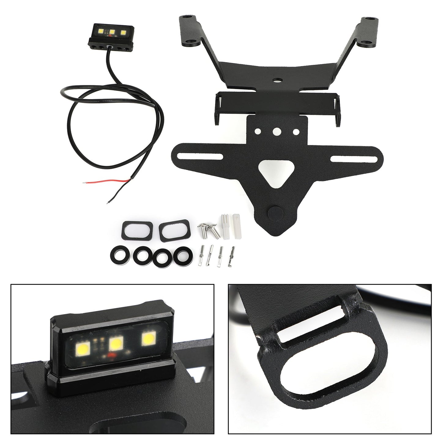 Motorcycle License Plate Holder Frame Bracket For Honda CB650R CBR650 2019-2020