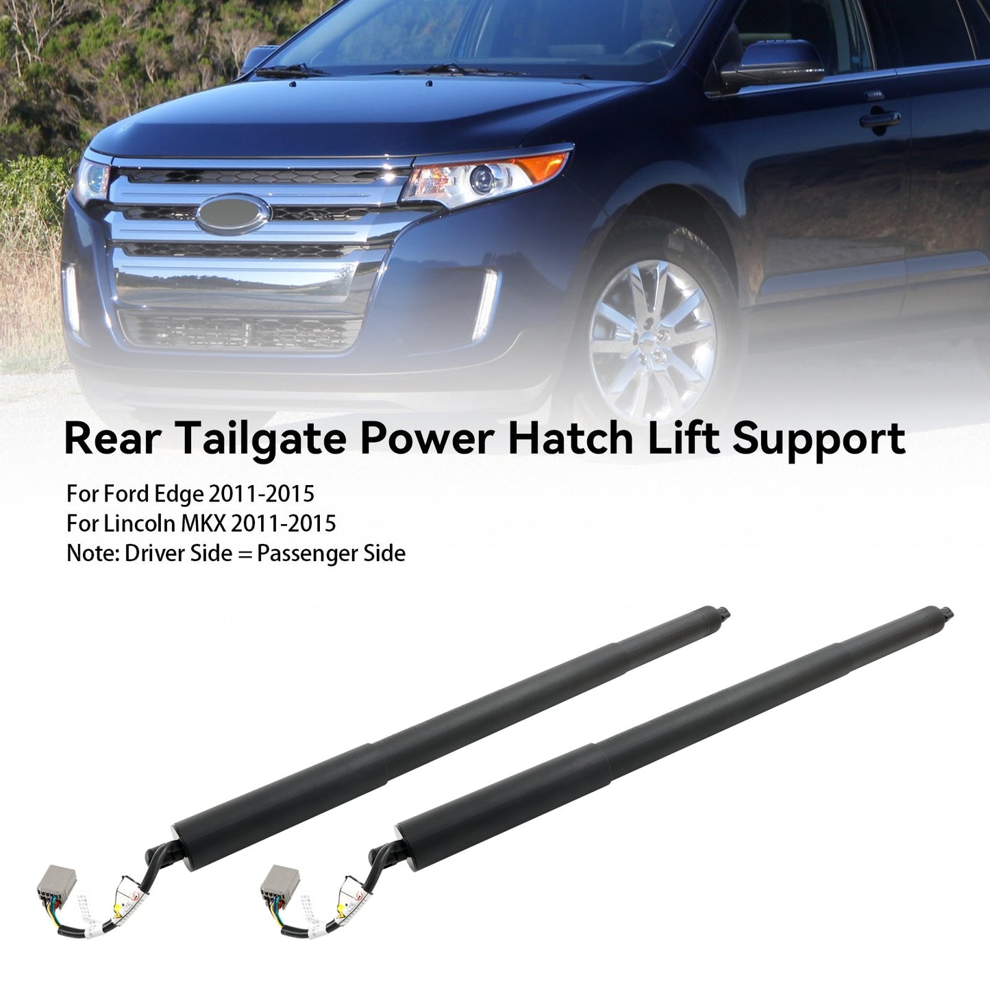 2PCS Rear Tailgate Power Lift Supports Strut fit Ford Edge fit MKX 2011-15