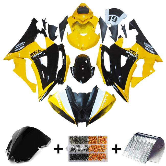 2008-2016 Yamaha YZF 600 R6 Fairing Kit Bodywork Plastic ABS