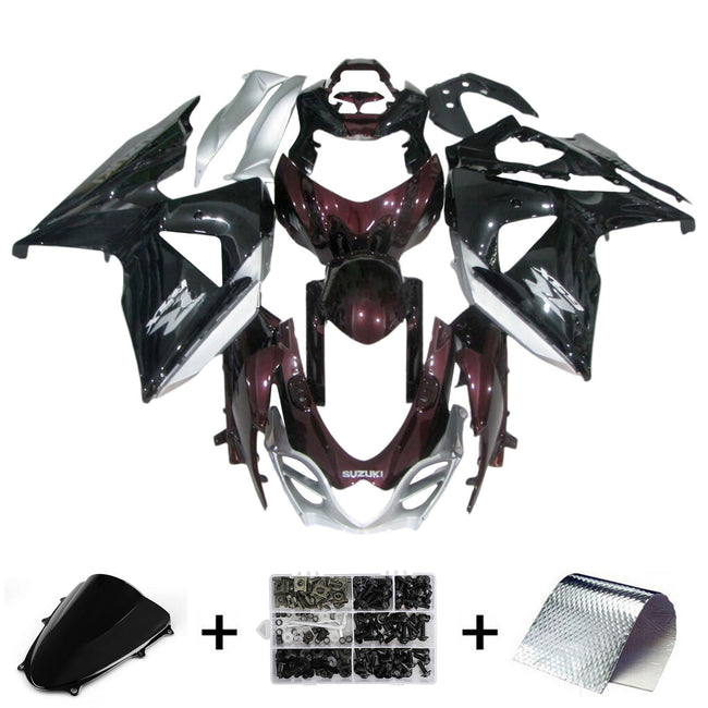 2009-2016 Suzuki GSXR1000 K9 Injection Fairing Kit Bodywork Plastic ABS