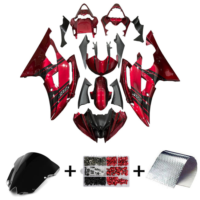 2008-2016 Yamaha YZF 600 R6 Fairing Kit Bodywork Plastic ABS