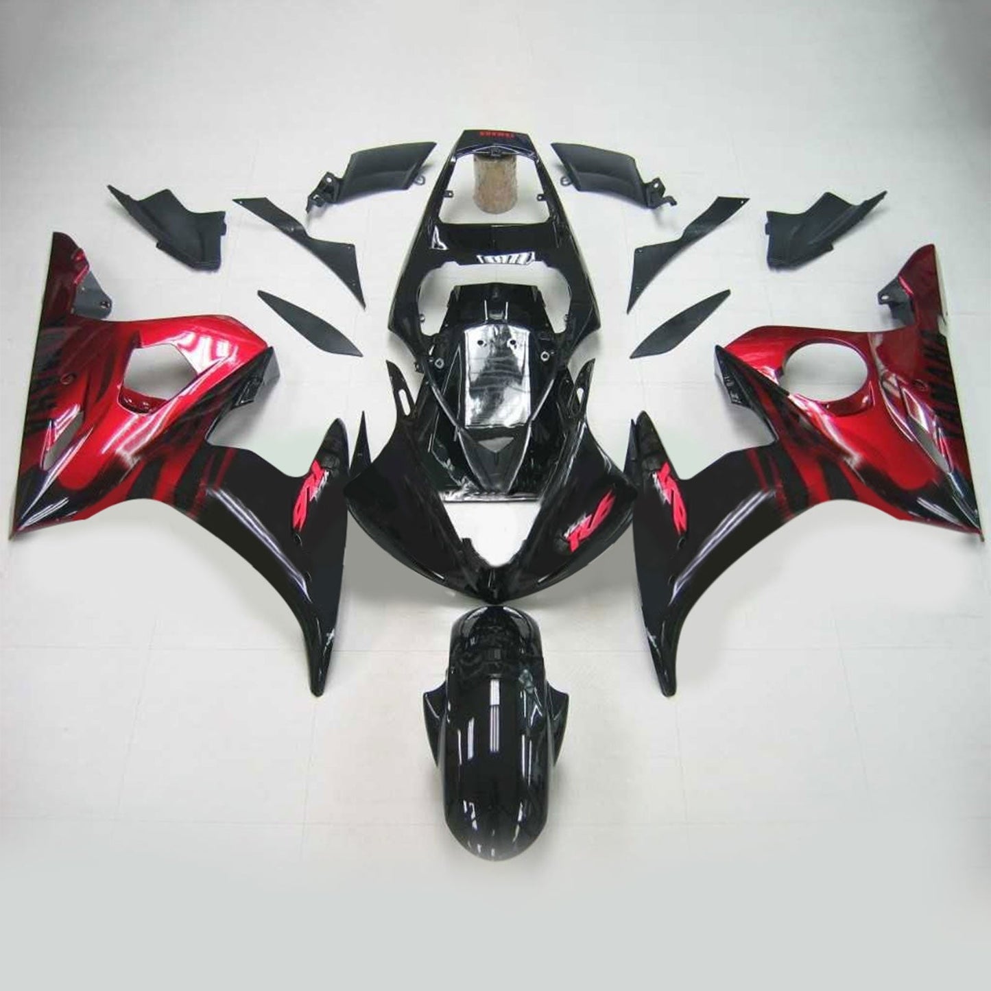 2003-2004 Yamaha YZF 600 R6 2006-2009 R6S Amotopart Injection Fairing Kit Bodywork Plastic ABS #117