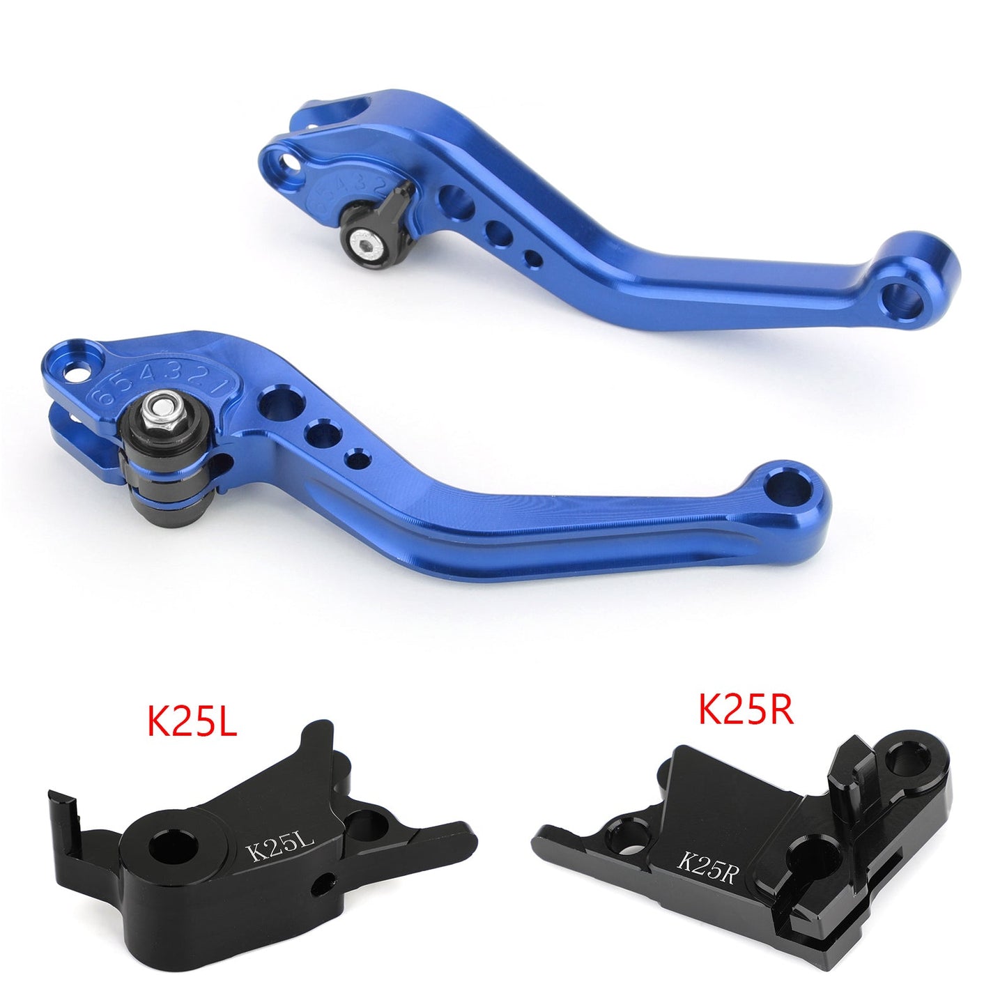 Short Clutch Brake Lever For KTM 790 Duke Before 2019 Silver Generic