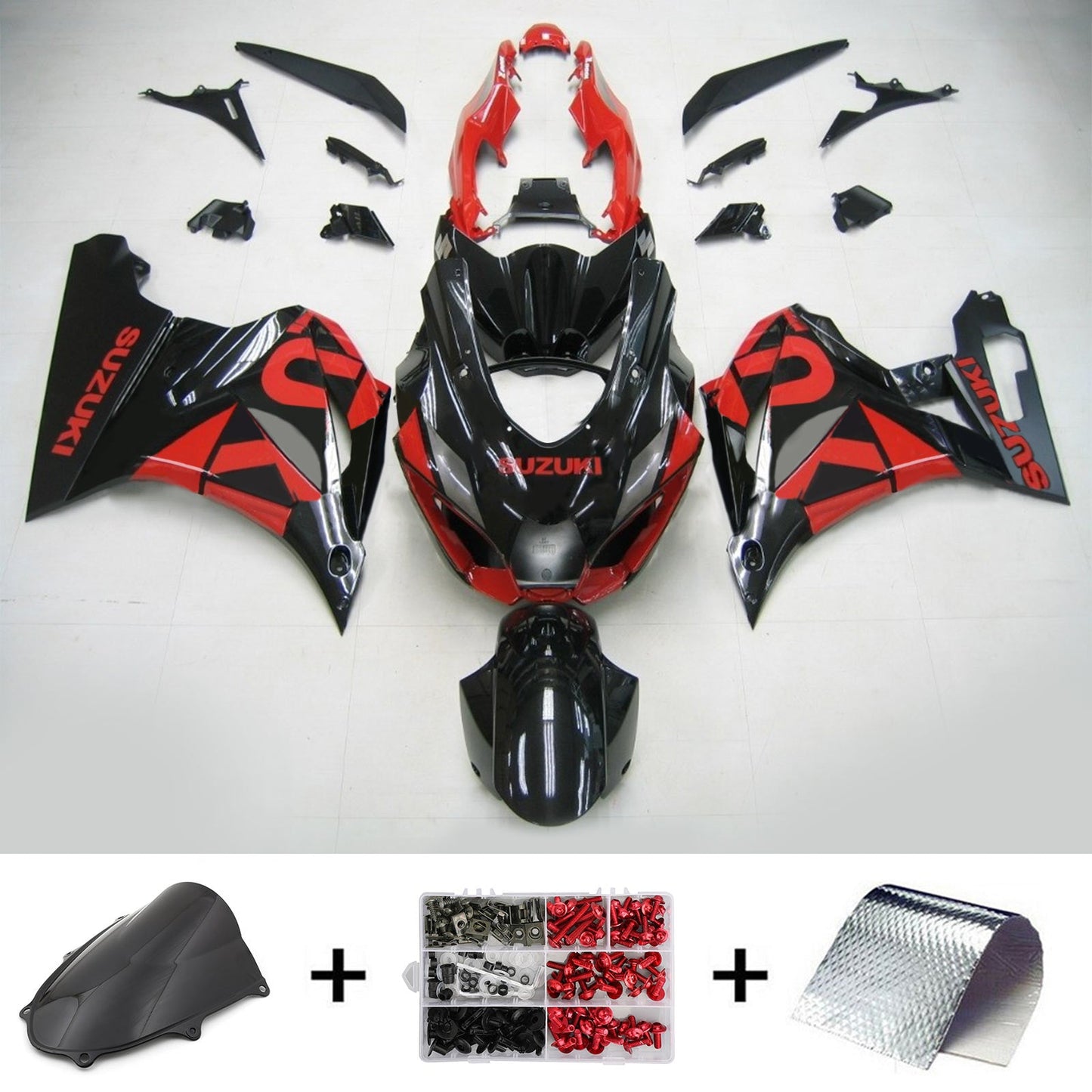 2017-2024 Suzuki GSXR1000 K17 Injection Fairing Kit Bodywork Plastic ABS #101