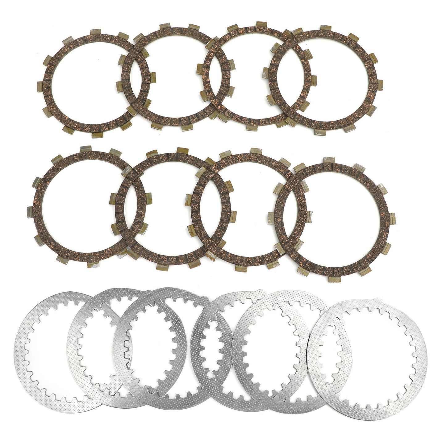 Clutch Plate Kit - Friction & Steel Plates For Yamaha XJ550/RH/H/RJ/J/RK