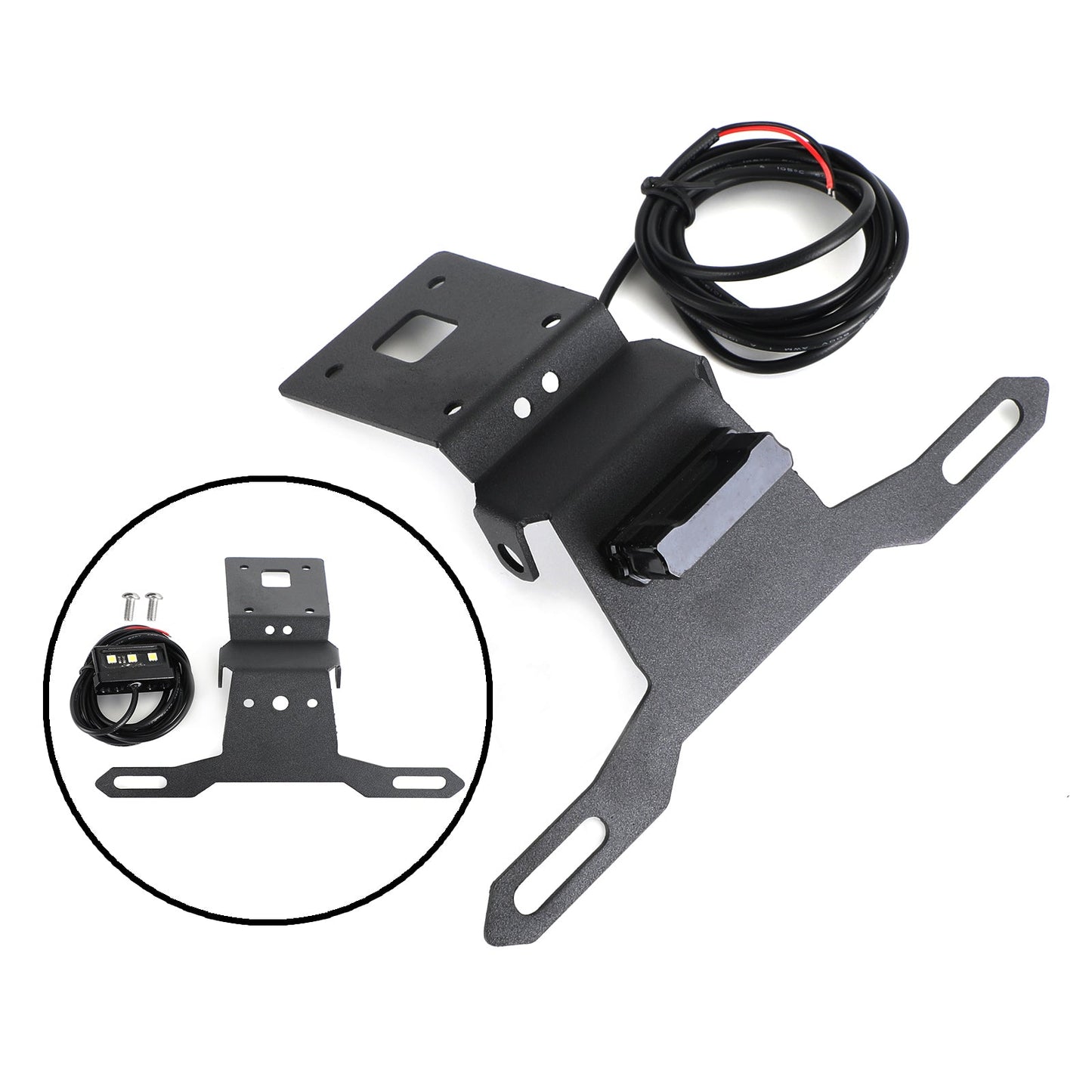 License Plate Holder Frame Bracket fit for Kawasaki ZX-6R 2019-2021