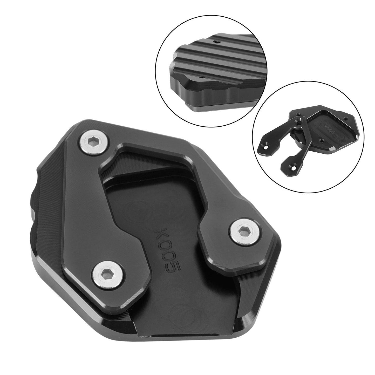 Kickstand Enlarge Plate Pad fit for Yamaha MT-09 MT 09 2021-2022