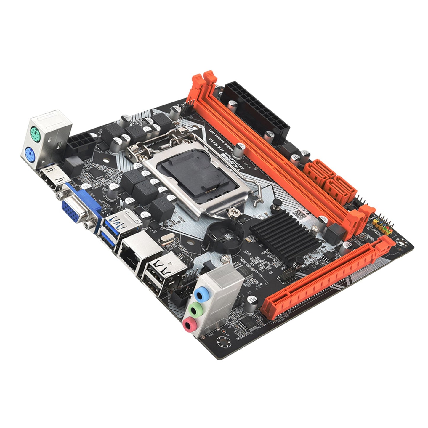 2*DDR3 USB3.0 SATA3 NVME WIFI Bluetooth ITX H110 Mining Motherboard LGA 1151