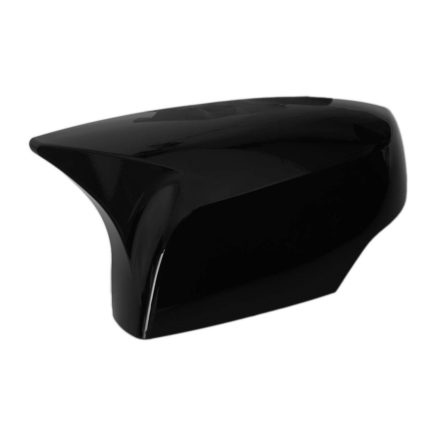 Gloss Black Refitting Ox Horn Rearview Mirror Cover For Subaru Forester 14-18