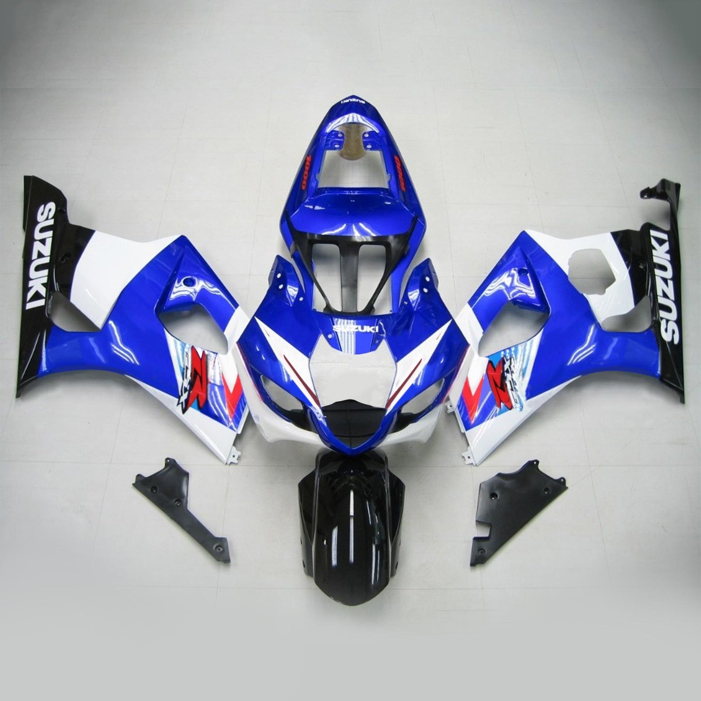 2003-2004 Suzuki GSXR1000 K3 Amotopart Injection Fairing Kit Bodywork Plastic ABS #110