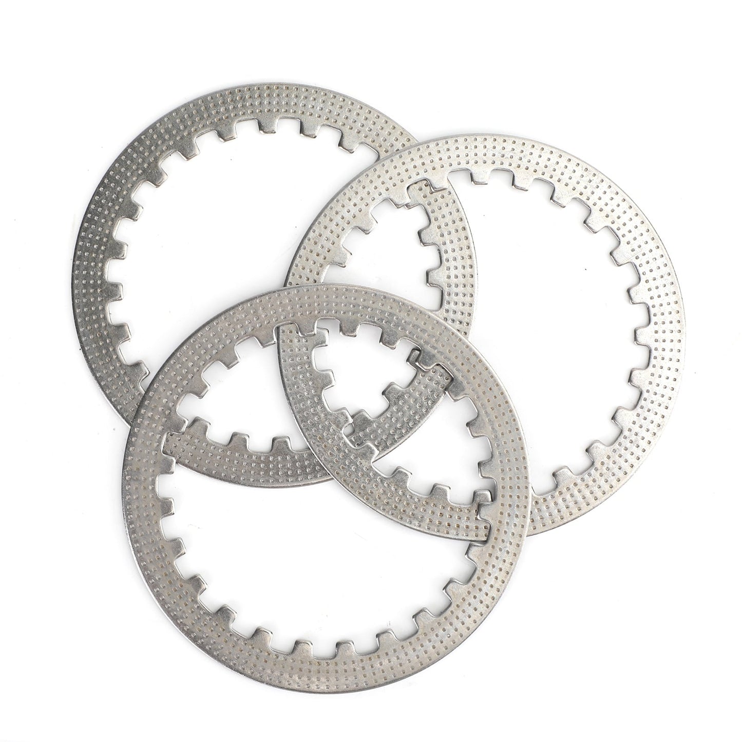 Clutch Plate Kit - Friction & Steel Plates For Yamaha ATV YFM125R RAPTOR 125 YBR125 XT125X XT125R