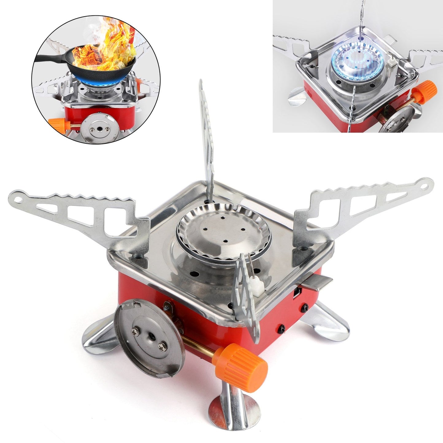 Outdoor Portable Cooking Stove Butane Gas BBQ Hiking Camping Fishing Coffee