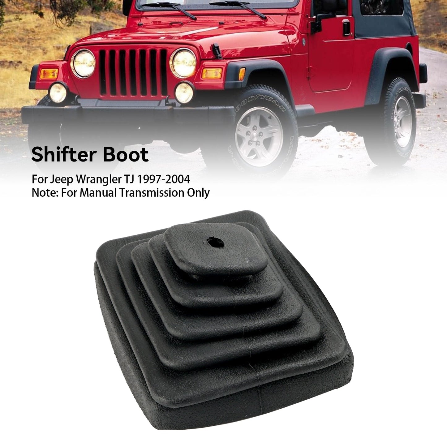 Jeep Wrangler TJ 1997-2004 Shifter Boot Manual Trans 52078558