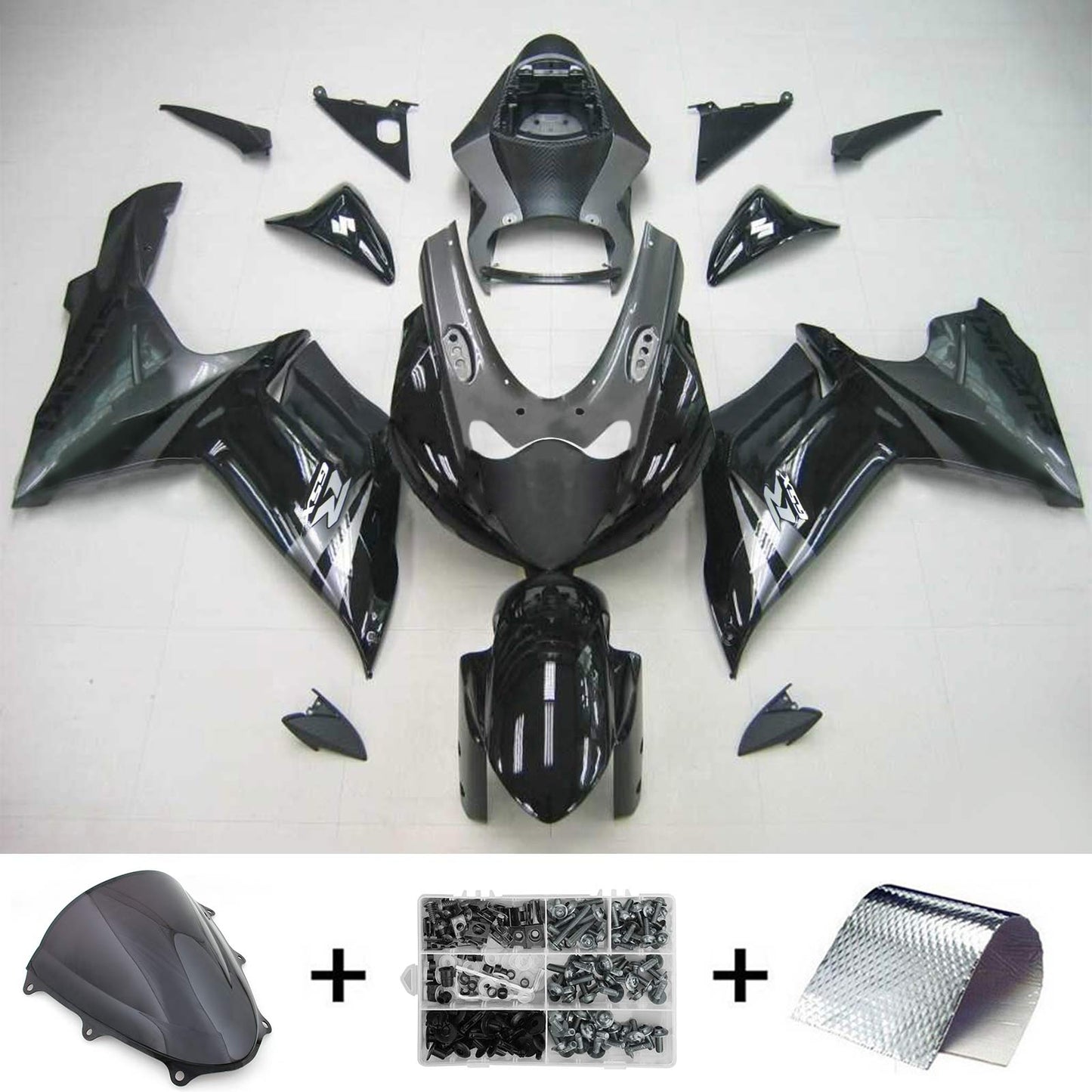 2011-2024 Suzuki GSXR 600/750 K11 Amotopart Injection Fairing Kit Bodywork Plastic ABS #101