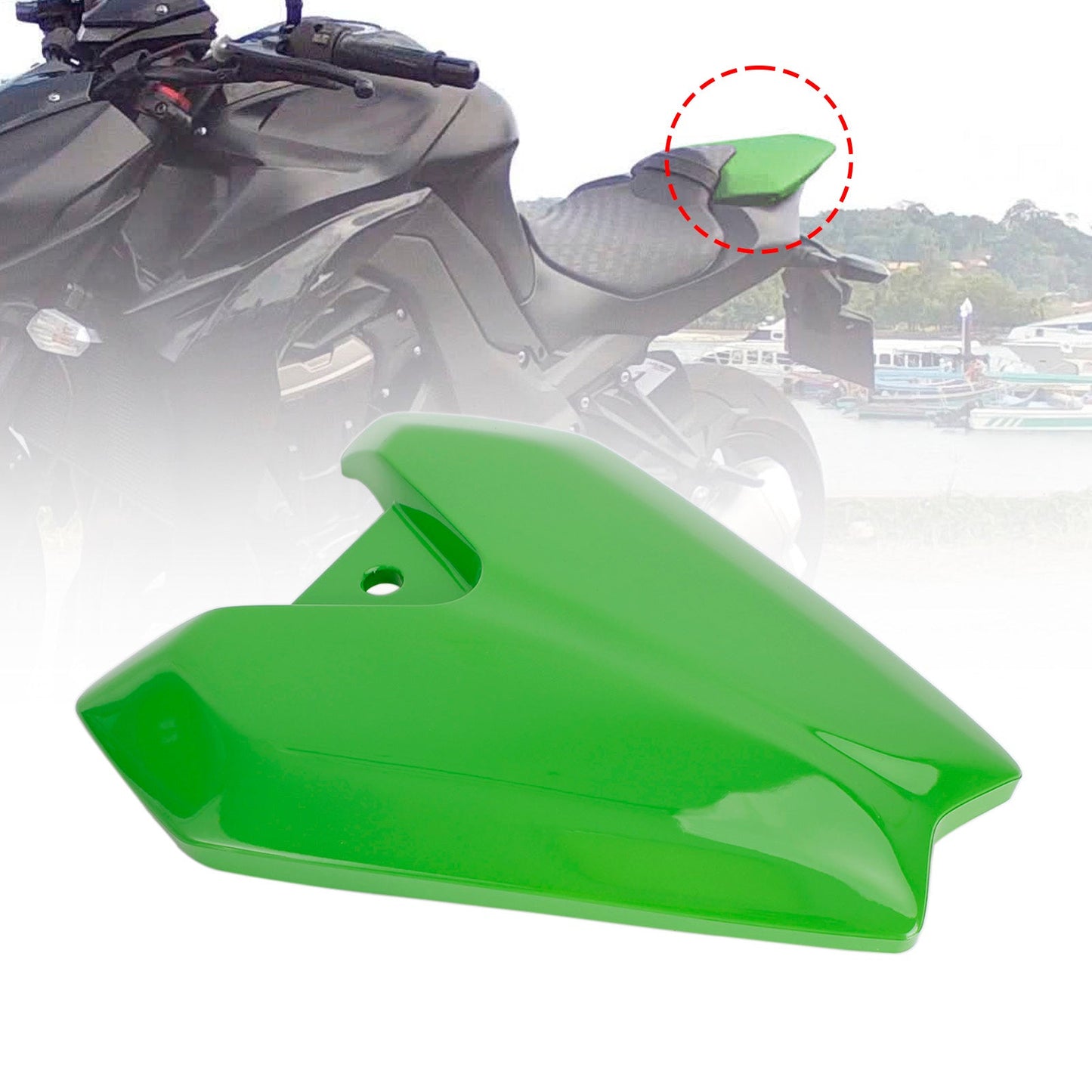 Motorcycle Rear Seat Fairing Cover Cowl for Kawasaki Z1000 2014-2022 Black