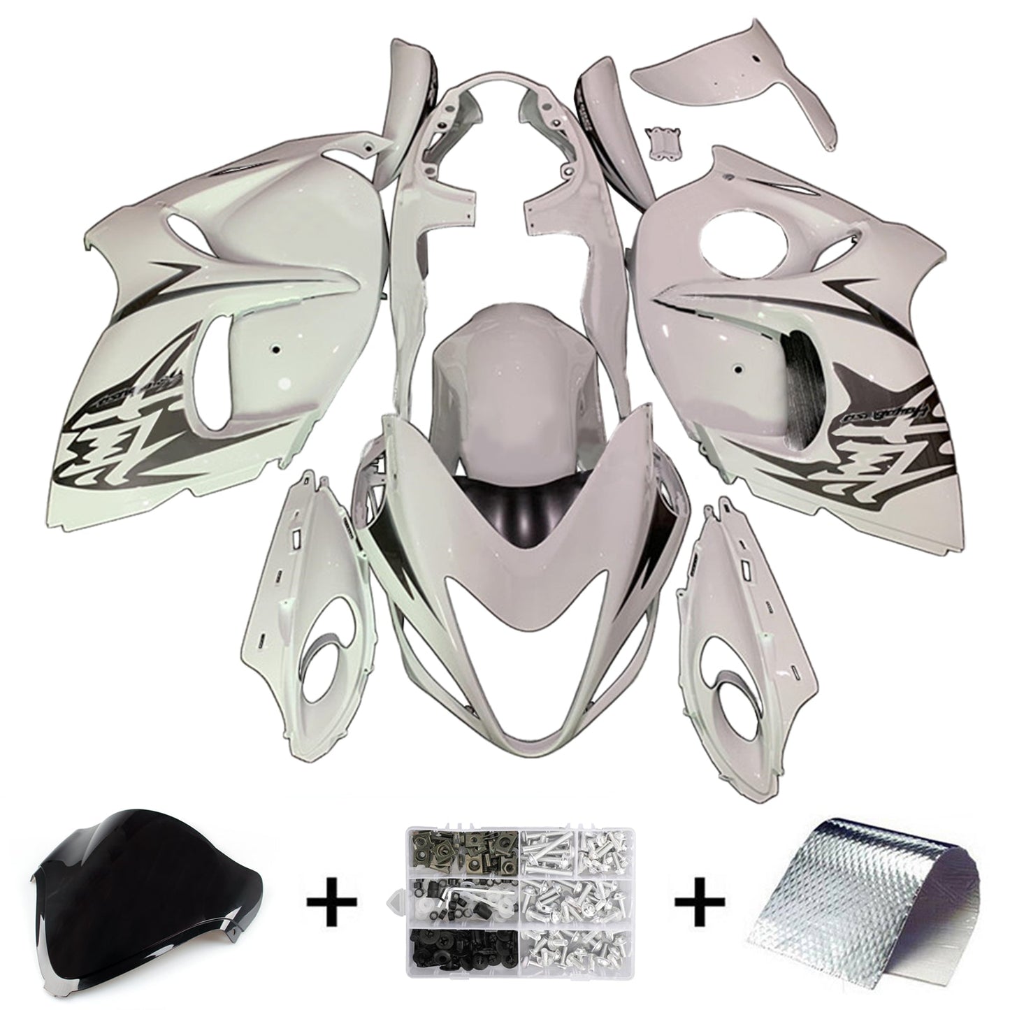 2008-2020 Suzuki Hayabusa GSX1300R Fairing Kit Bodywork Plastic ABS