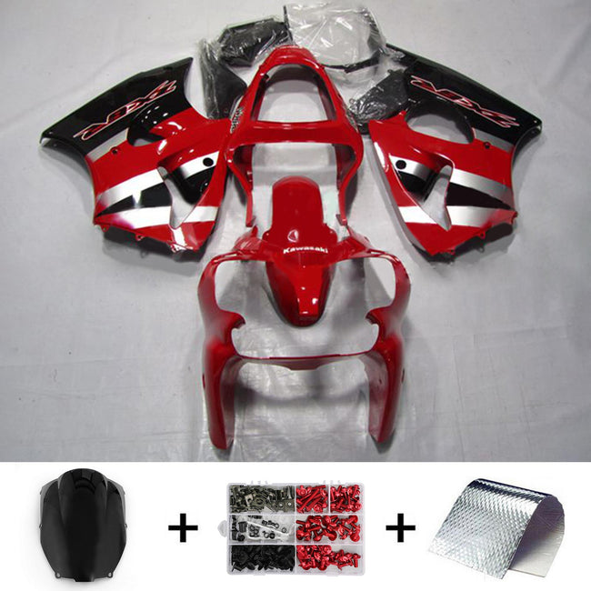 2000-2002 Kawasaki ZX6R 636 2005-2008 ZZR600 Injection Fairing Kit Bodywork#124