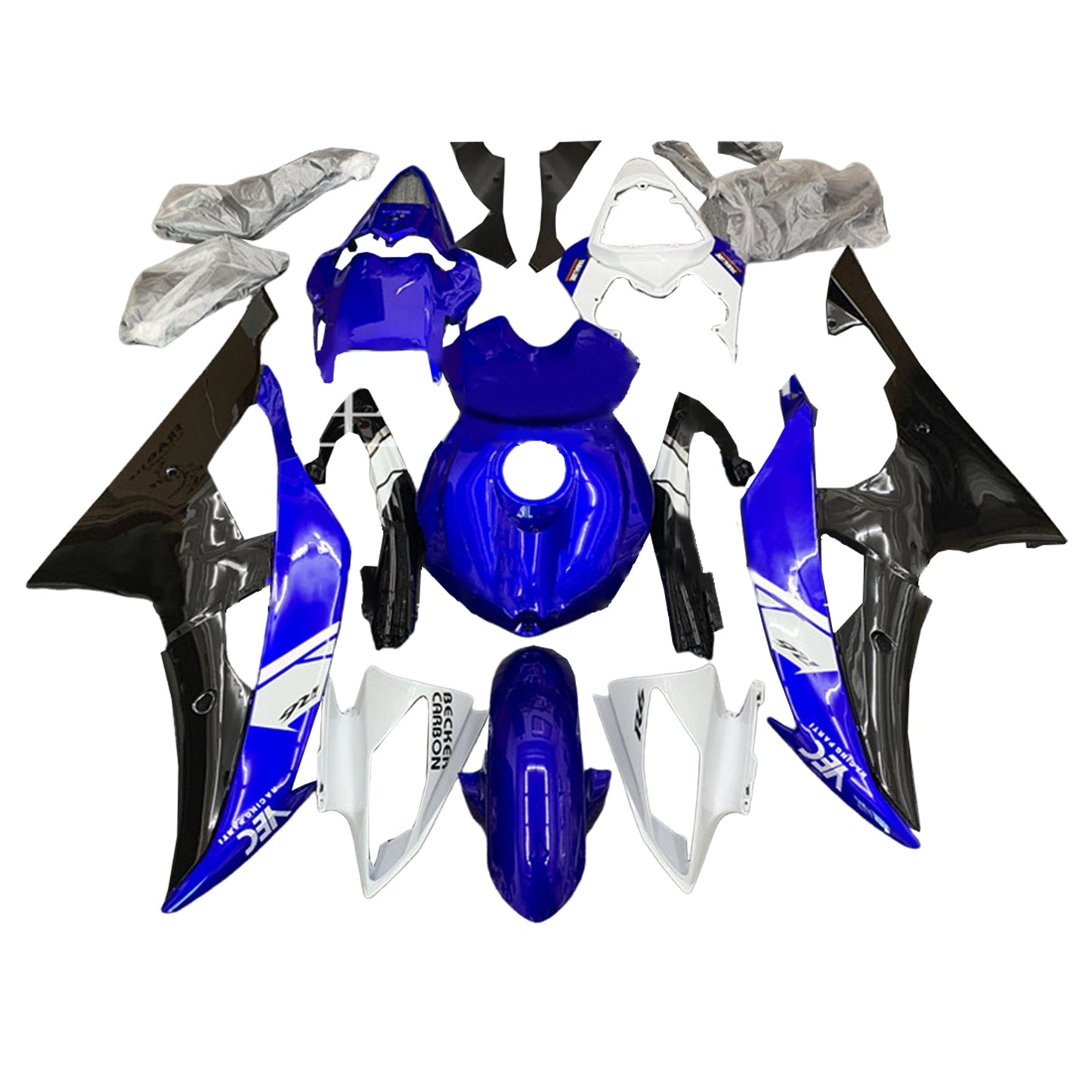 2008-2016 Yamaha YZF 600 R6 Fairing Kit Bodywork Plastic ABS