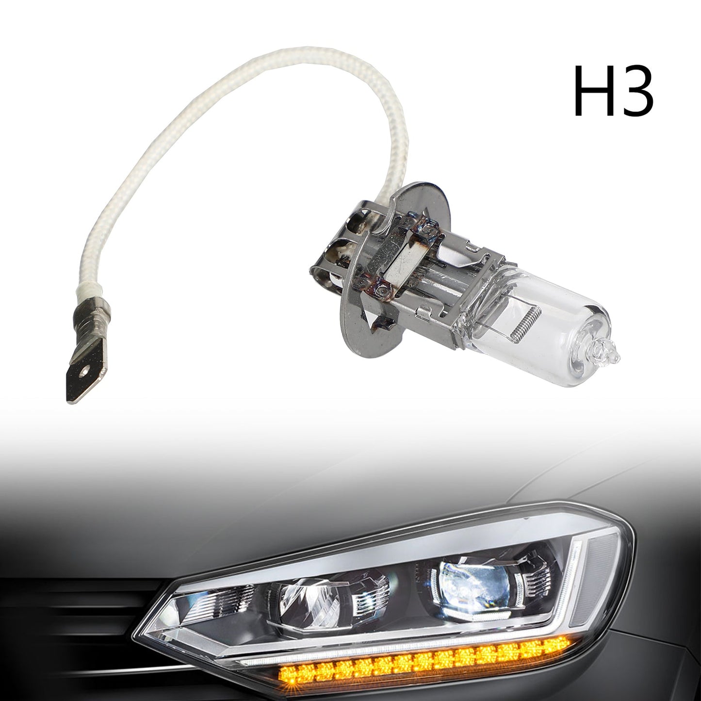 H3 For NARVA 41351 Halogen Car Headlight Lamp 12V100W PK22s