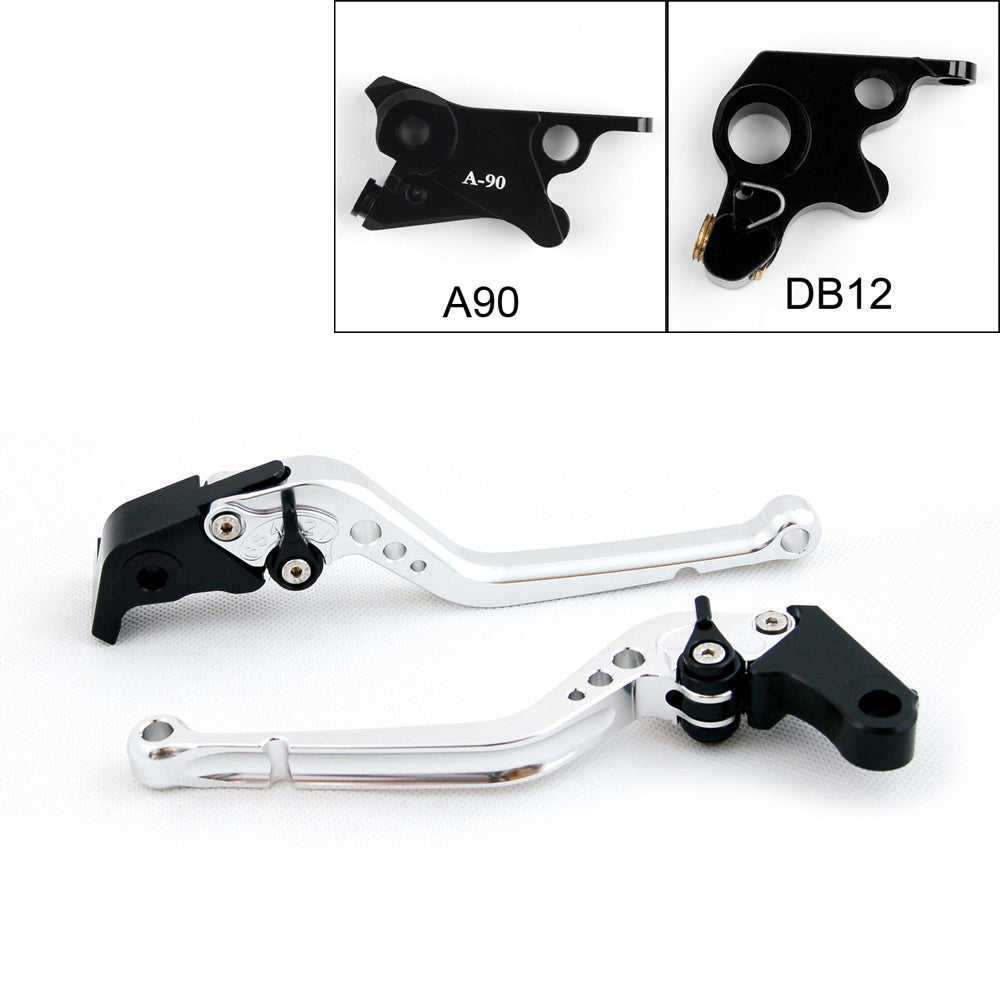 Long Brake Clutch Levers For KTM 690 Duke/SMC/SMCR 2014-2016 Black