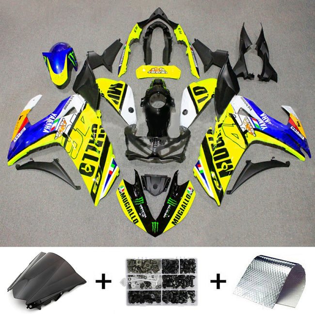 2014-2018 Yamaha YZF-R3 2015-2017 R25 Injection Fairing Kit Bodywork ABS#148